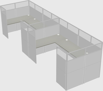 Cabine en u