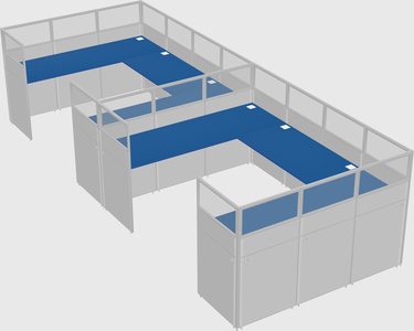 Cabine en u