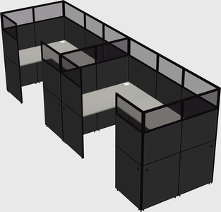 Cabine en u