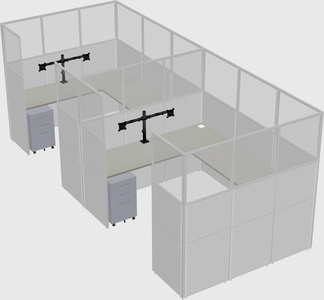 Cabine en u