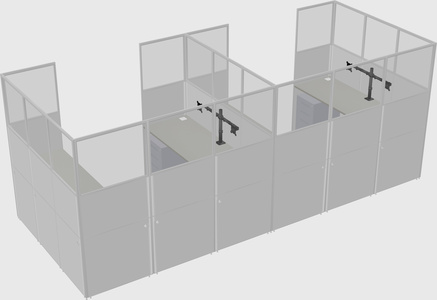 Cabine en u