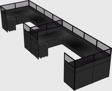 Cabine en u