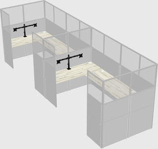 Cabine en u