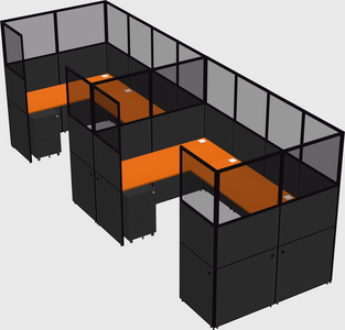 Cabine en u