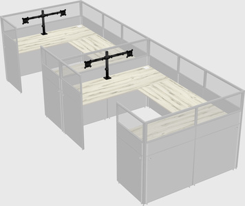 Cabine en u