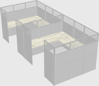 Cabine en u