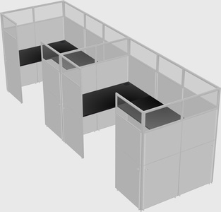 Cabine en u