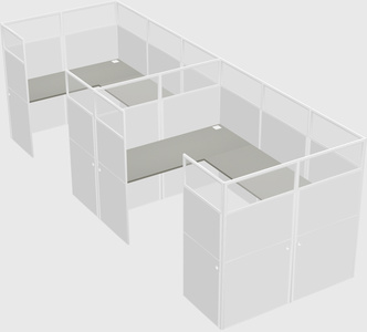 Cabine en u