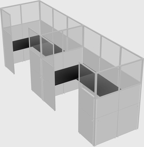 Cabine en u