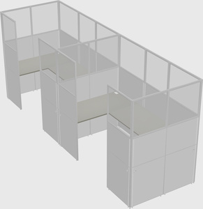 Cabine en u