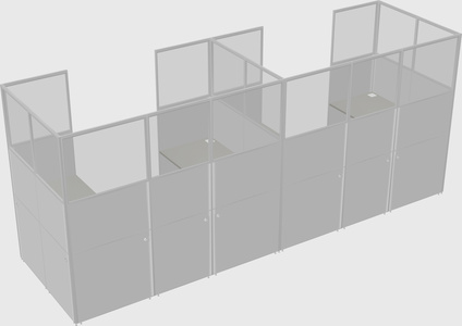 Cabine en u