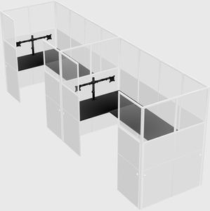 Cabine en u