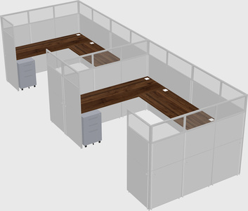 Cabine en u
