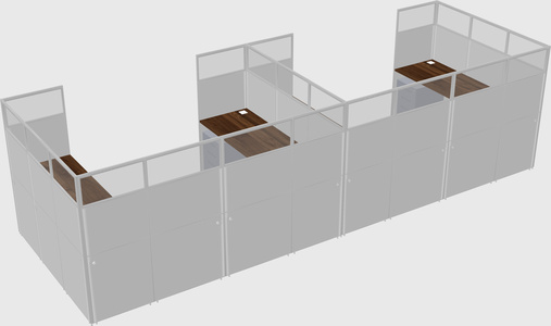 Cabine en u