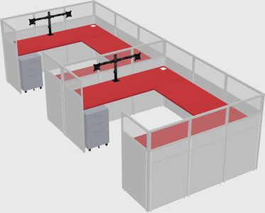 Cabine en u