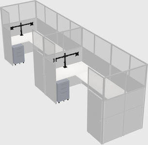 Cabine en u