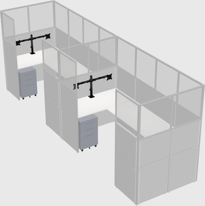Cabine en u