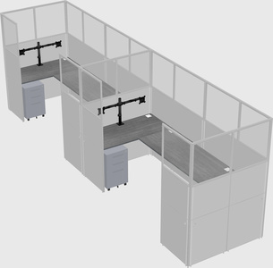Cabine en u