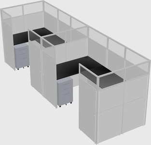 Cabine en u