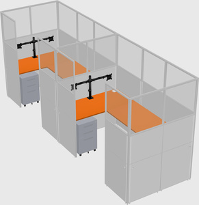 Cabine en u