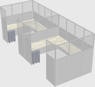 Cabine en u
