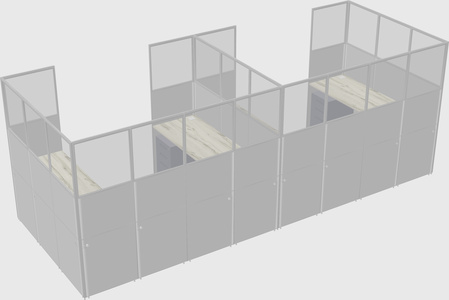 Cabine en u