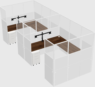 Cabine en u