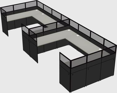 Cabine en u