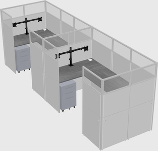 Cabine en u