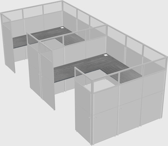 Cabine en u