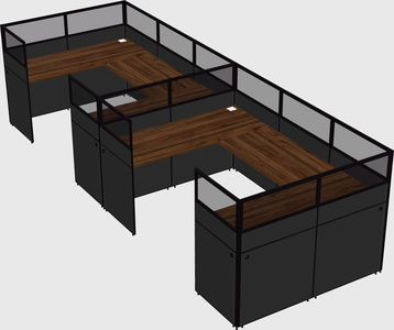 Cabine en u