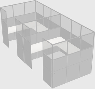 Cabine en u