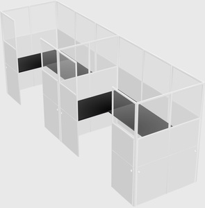 Cabine en u