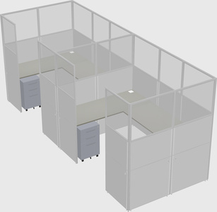 Cabine en u