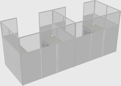 Cabine en u