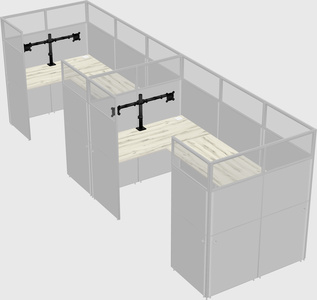 Cabine en u