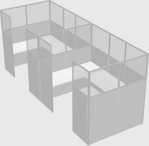 Cabine en u