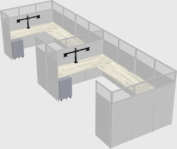 Cabine en u