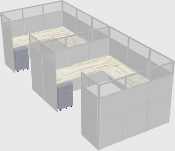 Cabine en u