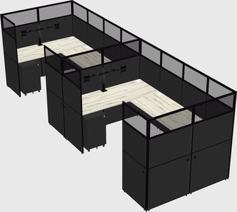 Cabine en u