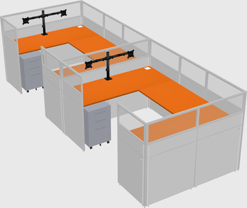Cabine en u