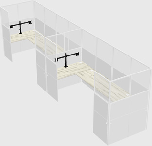 Cabine en u