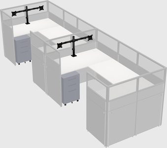 Cabine en u