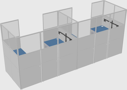 Cabine en u