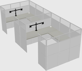 Cabine en u