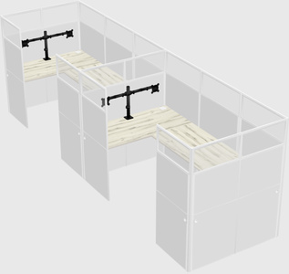 Cabine en u