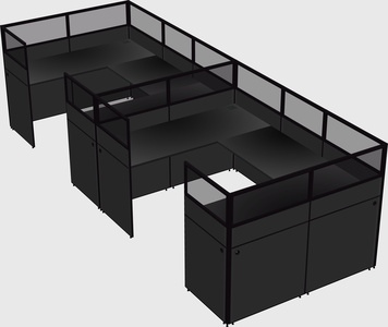 Cabine en u