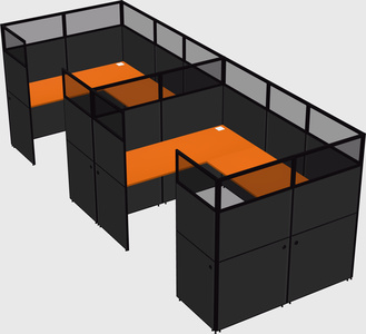 Cabine en u