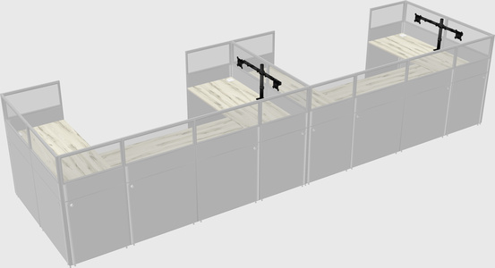 Cabine en u