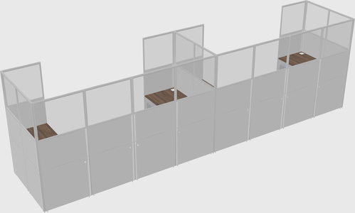 Cabine en u